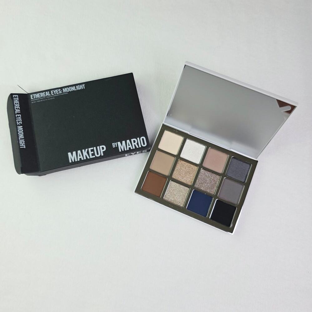New MAKEUP BY MARIO Ethereal Eyes Moonlight Eyeshadow Palette Neutral Smoky Glam